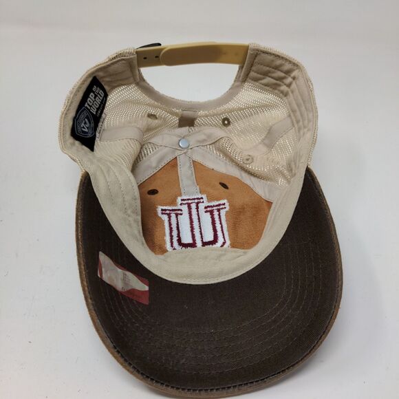 Top of the World Men's IU Indiana Hoosiers Snapback Hat Brown Tan OSFA - Picture 12 of 15